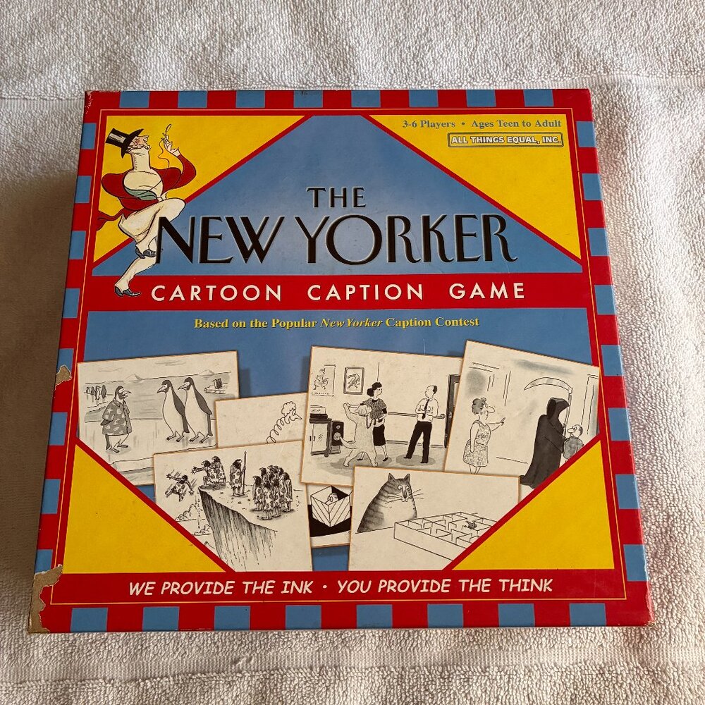 The New Yorker Cartoon Caption Board Game, 2006. 100% complete.